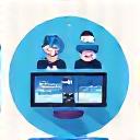 Digital collaboration icon representation